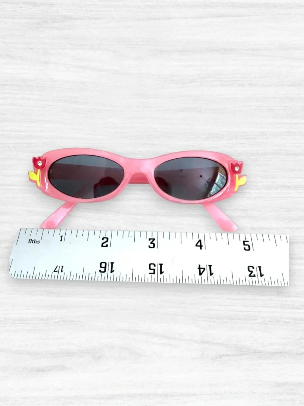 Barbie Gymboree Girls Sunglasses Lot of 4 Pink Floral Glitter Cat Eye Beach Swim